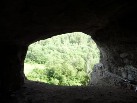 Игнатьевская пещера. Выход из пещеры